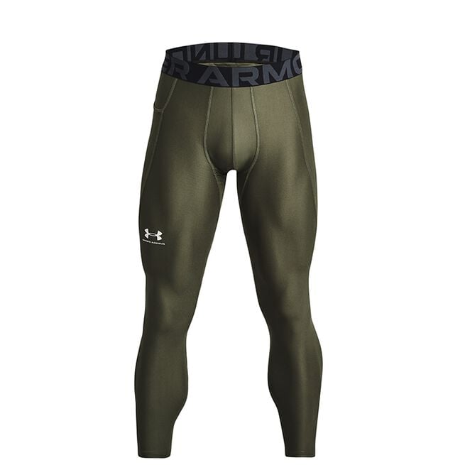 UA HG Armour Leggings, Marine OD Green