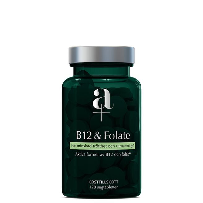B12-vitamin & Folat 120 sugtabletter