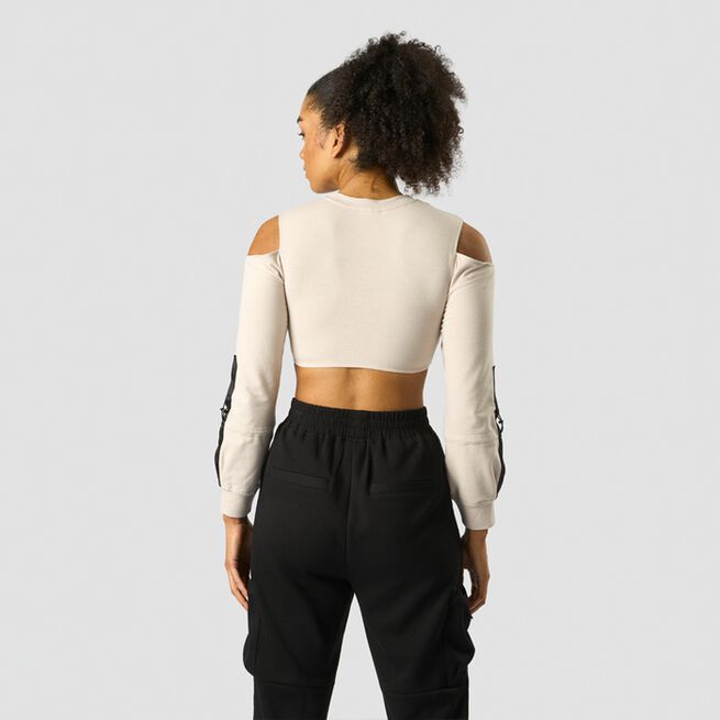 ICANIWILL Stance Cropped Long Sleeve Beige