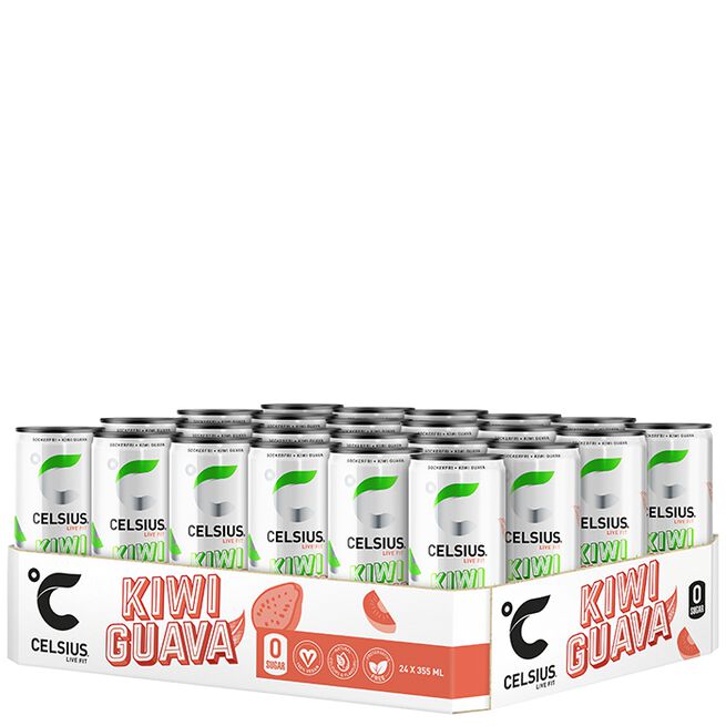 24 x Celsius Energidryck 355 ml Kiwi Guava