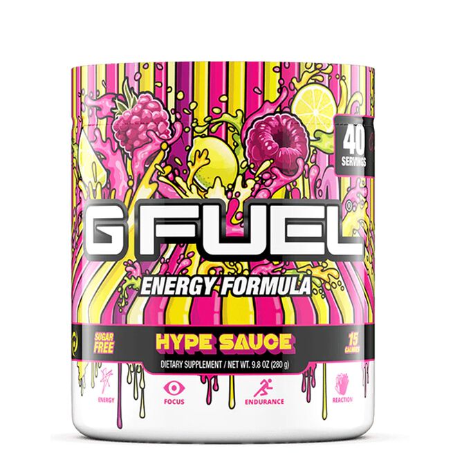 G Fuel Energy Formula Energidryck pulver 40 portioner Hype Sauce