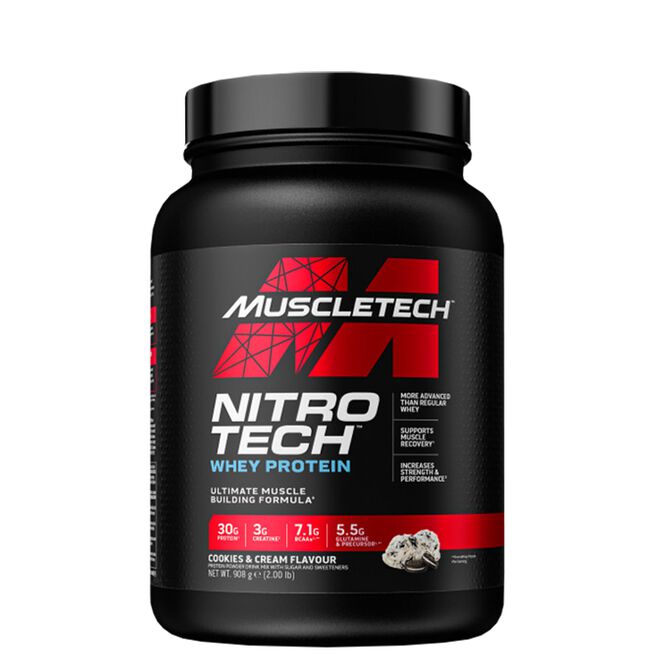 Nitro-Tech Performance Vassleprotein 907 g Cookies & Cream