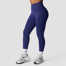 Rush Seamless Tights, Dark Slate Blue Melange, L  Rush Seamless Tights Mörkblå