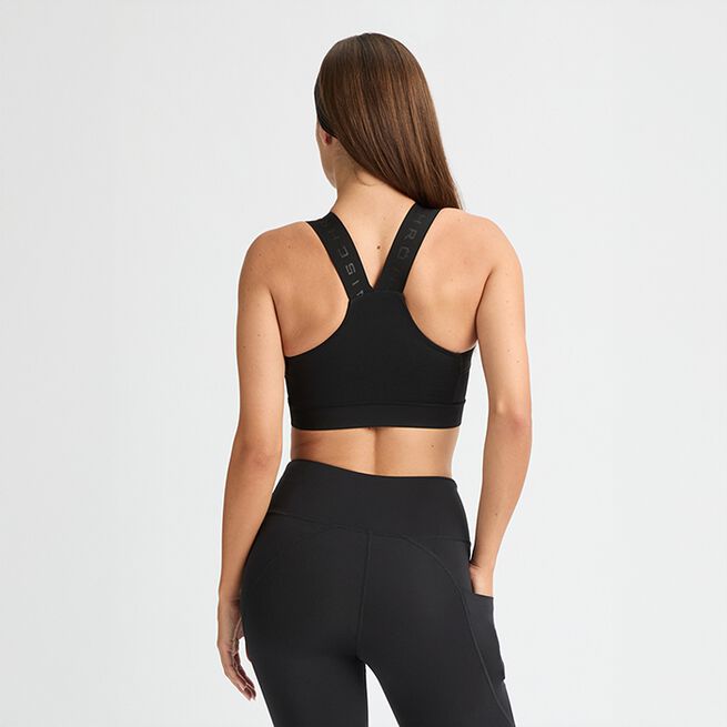 Kay Sports Bra, Black/Black