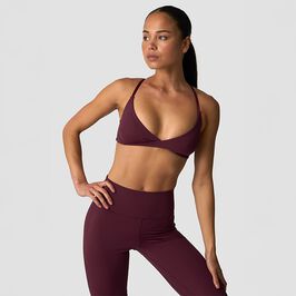 Nimble Twist Sports Bra, Dark Mahogany, L  Nimble Twist Sport-BH Mörkbrun