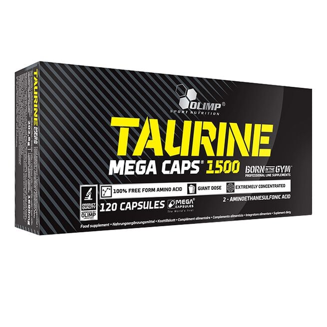 Taurine Mega Caps, 120 caps 