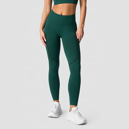 ICIW Rush Seamless Tights, Dark Green Melange Rush Seamless Tights Mörkgrön
