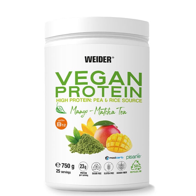 Veganskt Proteinpulver 750 g Matcha Mango