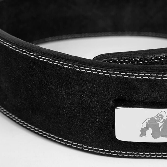 4 Inch Powerlifting Lever Belt, Black, S/M 