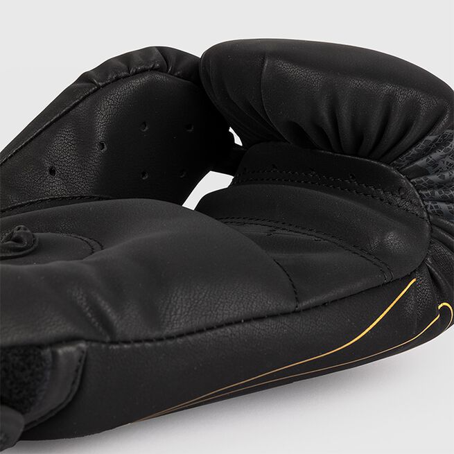Serpenti Boxningshandskar Svart Silver Guld