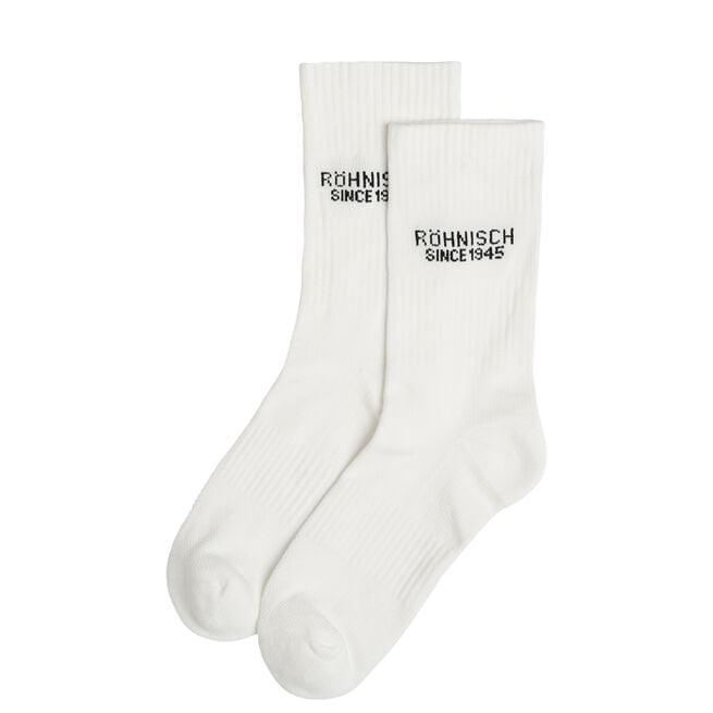 2-pack Logo Socks, White