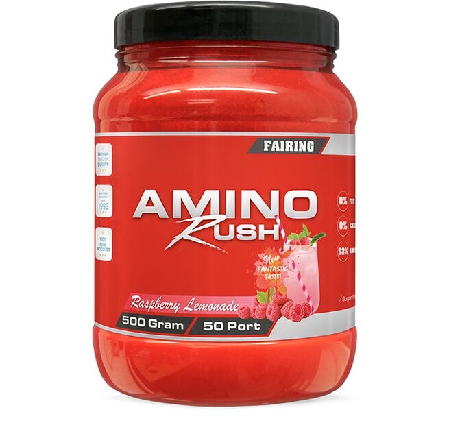 Amino Rush, 500 g, Raspberry Lemonade 