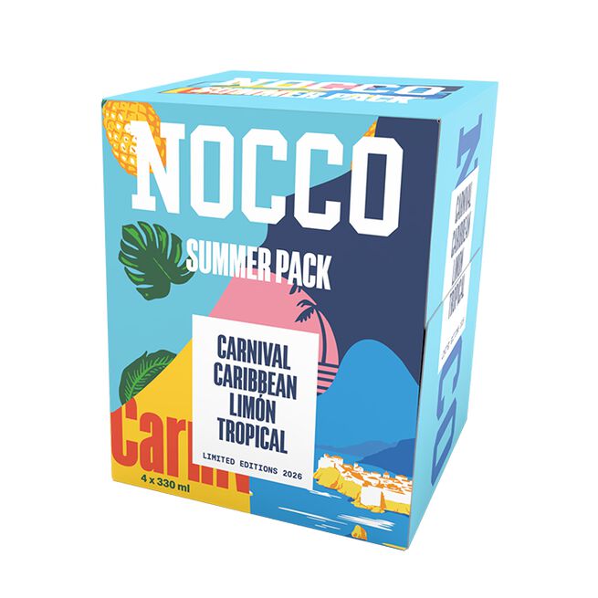 NOCCO Summer 4-Pack 330 ml Limited Edition