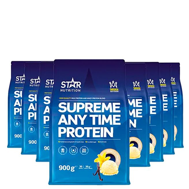 BIG BUY 8 x Supreme Any Time Vassleprotein 900 g