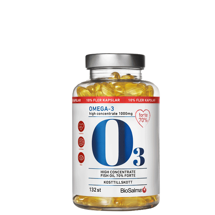 Köp Omega3 Forte 70 1000 mg 132 kapslar