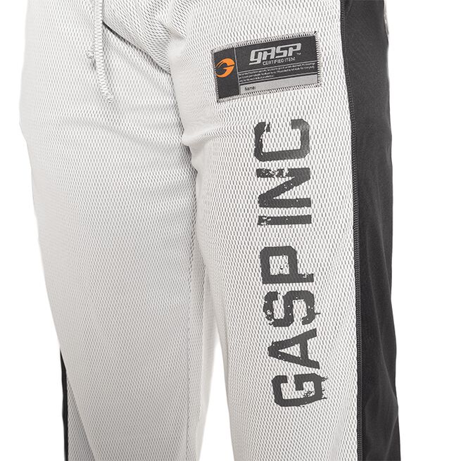 No 1 Mesh Pant, White/Grey