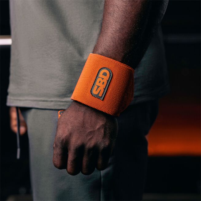 Forge Wrist Wraps Orange Stiff