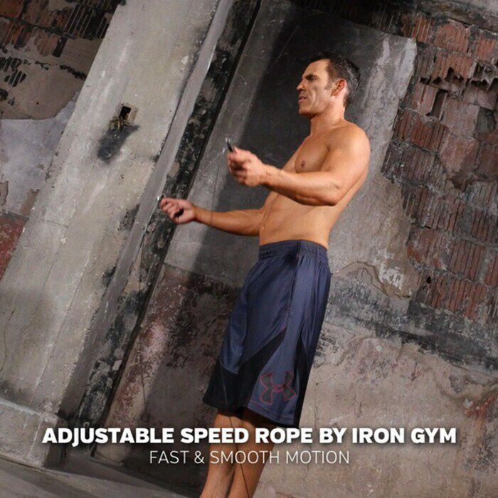 Iron gym adjustable speed rope new arrivals