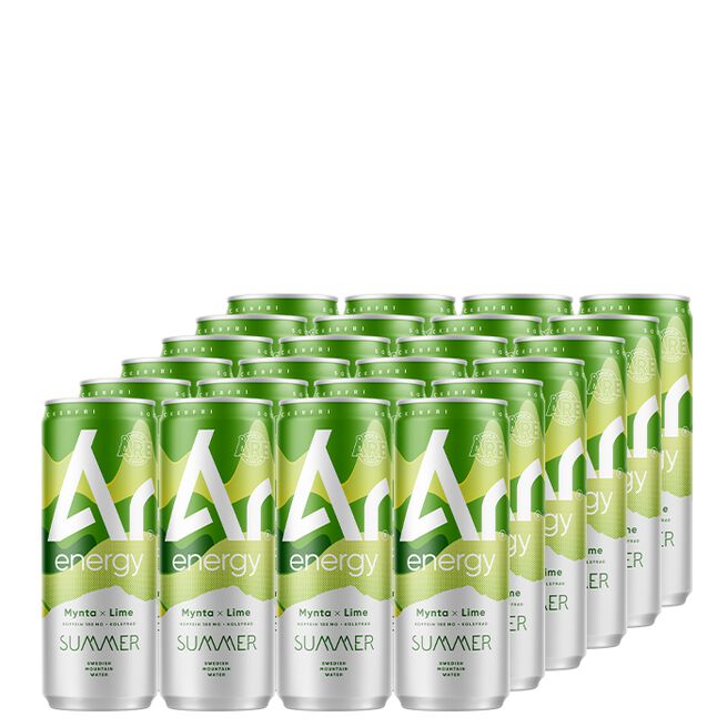 24 x Ár Energy, 330 ml, SUMMER Mynta Lime