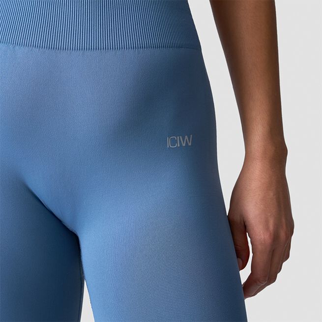Define Seamless Tights, Dusty Steel Blue