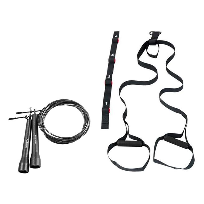 Toningkit Suspensionstränare + Hopprep