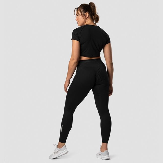 Scrunch Tights, Black