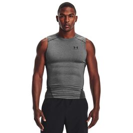 UA HG Armour Comp SL, Carbon Heather, L  HG Armour Comp SL, Carbon Heather