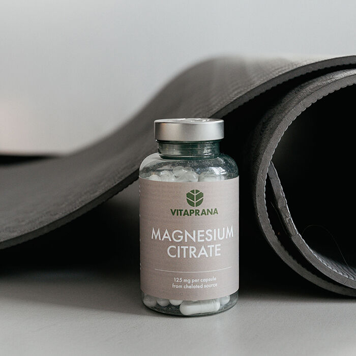 Magnesiumcitrat 125 mg 100 kapslar