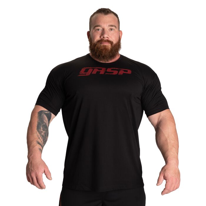 Legacy Gym T-shirt Svart R&ouml;d