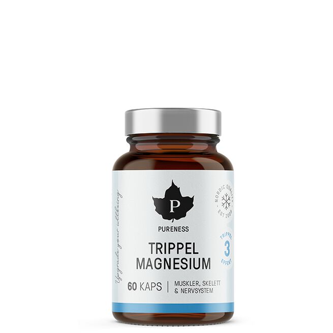 Pureness Trippel Magnesium, 60 kapslar