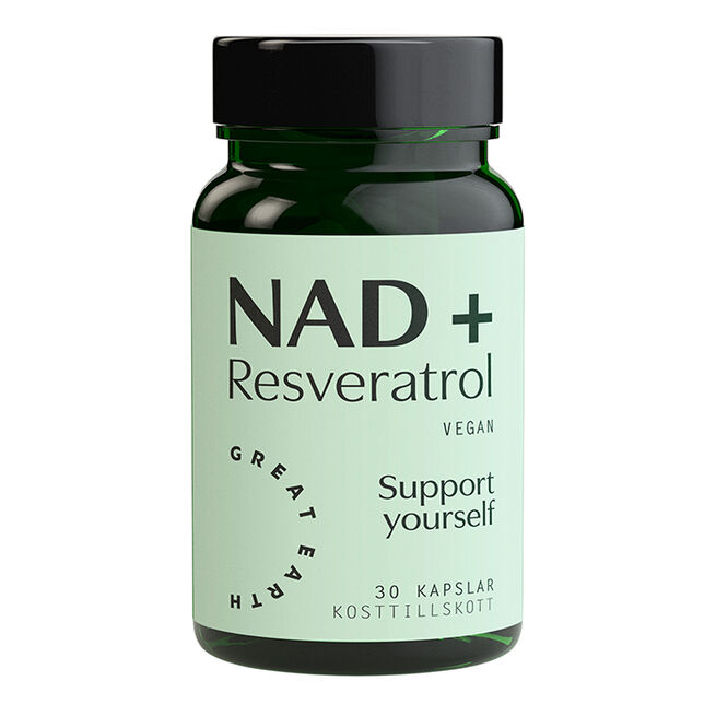 NAD+ Resveratrol 30 kapslar