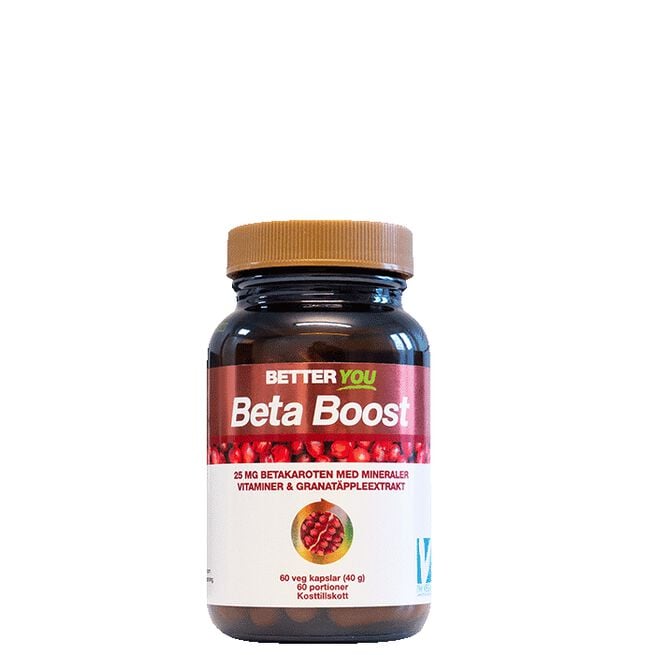 Beta Boost Betakaroten 25 mg 60 kapslar