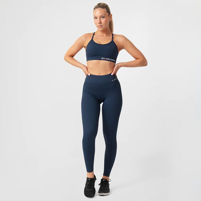 Barbara Sports Bra, Navy Blue