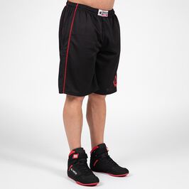Wallace Mesh Shorts, Black/Red Wallace Mesh Shorts, Black/Red