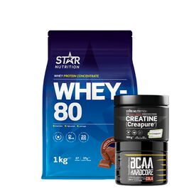 Star nutrition Chained Nutrition Muscle Buildning Bygga Muskler Grund Paket