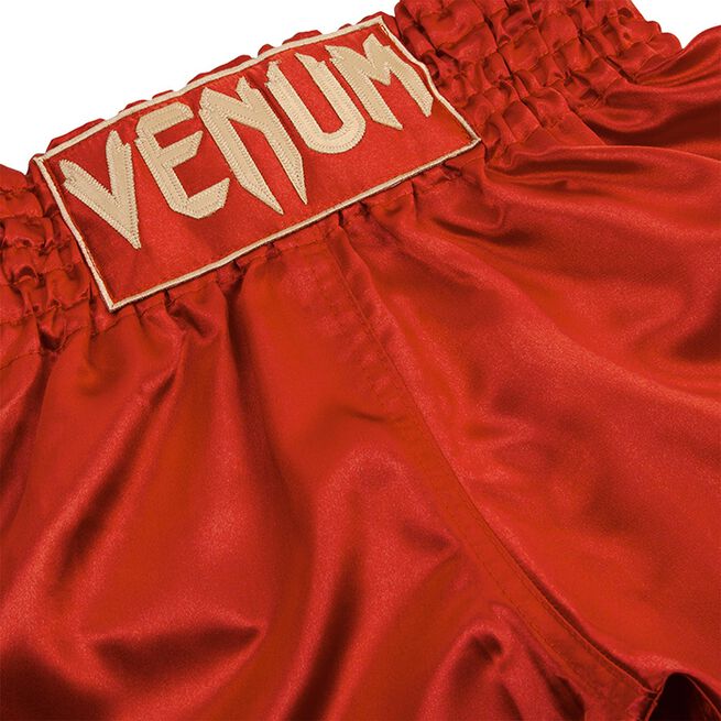 Classic Muay Thai Shorts Röd/Guld
