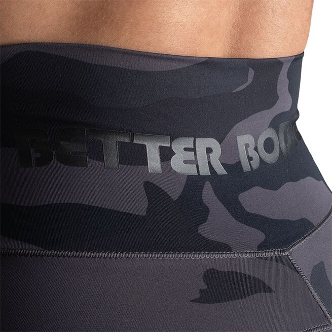 High Waist Leggings, Dark Camo