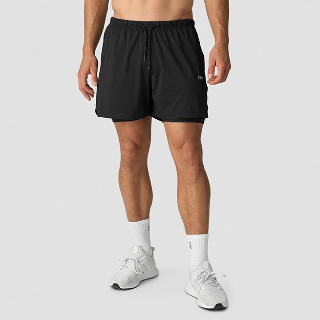Stride 2-in-1 Shorts Svart
