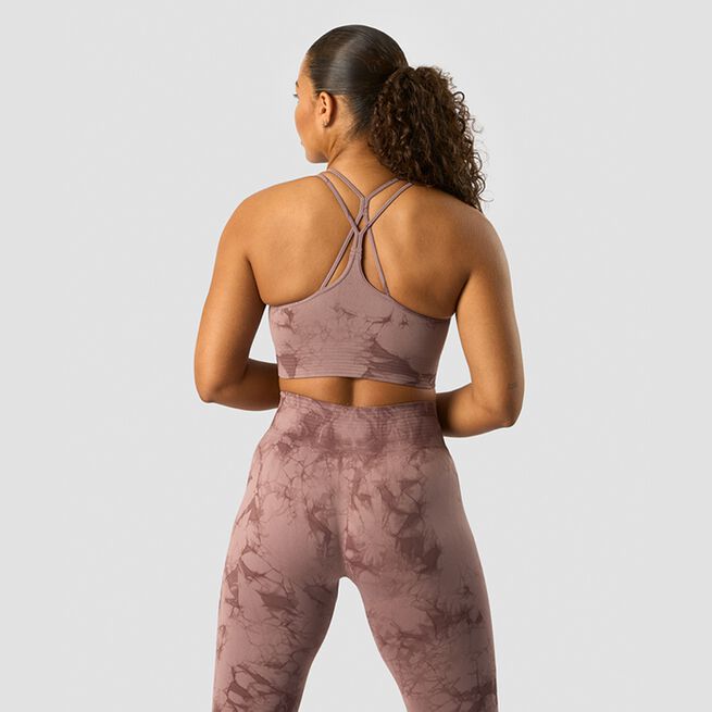 Define Seamless Tie Dye Sport-bh Lila