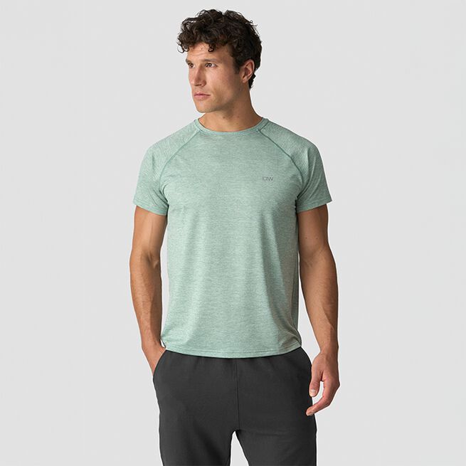 Träning Mesh T-shirt Ljusgrön