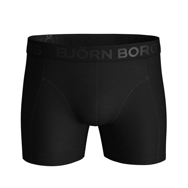 Björn Borg 2-Pack Sammy Solid Shorts, Black Beauty