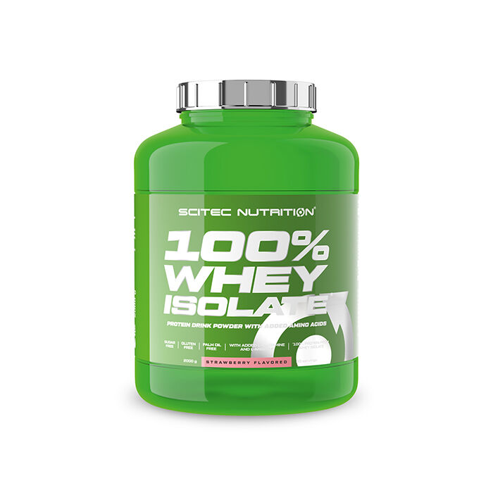 100 % Whey Isolate Vassleproteinisolat 1816 g strawberry