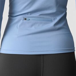 Everyday Long Sleeve 1/4 Stripe Zipper, Metal Blue, L  Everyday Långärmad 1/4 Zip Tröja Blå