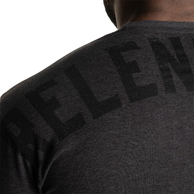 Skull Standard Tee, Dark Grey Melange