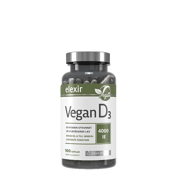 D3-vitamin Vegan 100 kapslar
