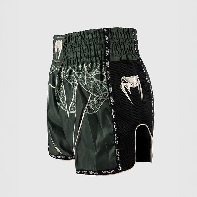 Serpenti Muay Thai-Shorts Khaki Brons Ivory