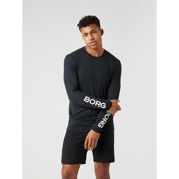 Borg L&aring;ng&auml;rmad T-shirt Svart