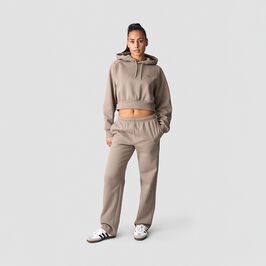 Everyday Cropped Hoodie Wmn, Greige, XS  Everyday Cropped Hoodie Wmn, Greige