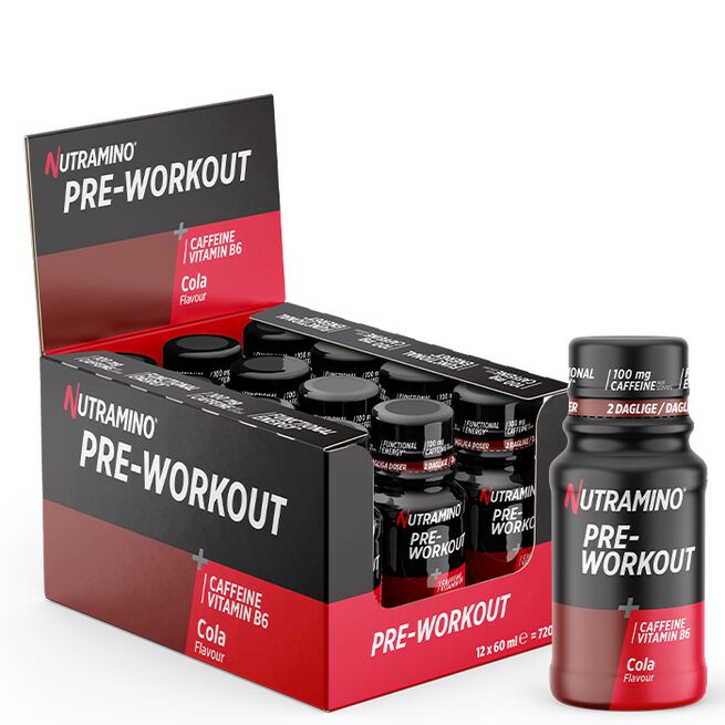 12 x Nutramino PWO Shot, 60 ml cola