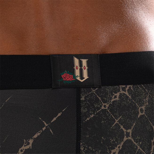 Santa Muerte 5.0 Vale Tudo Shorts Svart Guld
